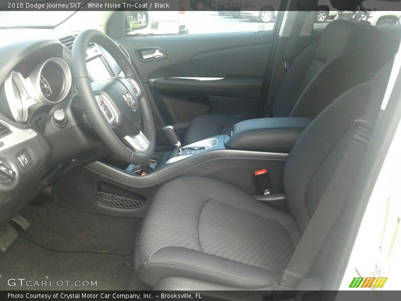 White Noise Tri-Coat / Black 2018 Dodge Journey SXT
