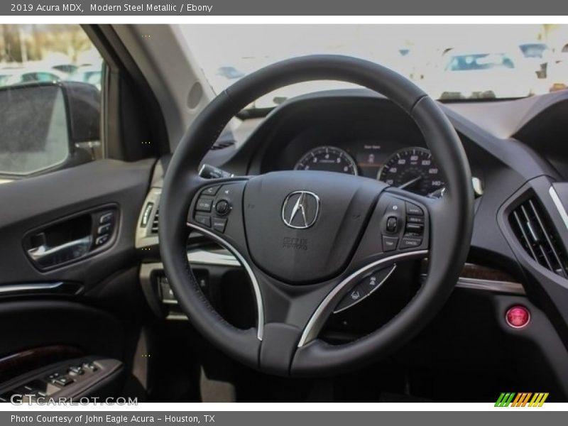 Modern Steel Metallic / Ebony 2019 Acura MDX