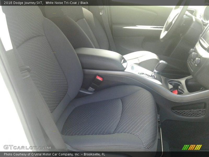 White Noise Tri-Coat / Black 2018 Dodge Journey SXT