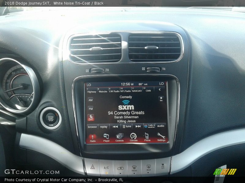 White Noise Tri-Coat / Black 2018 Dodge Journey SXT
