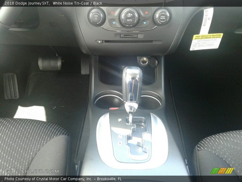 White Noise Tri-Coat / Black 2018 Dodge Journey SXT