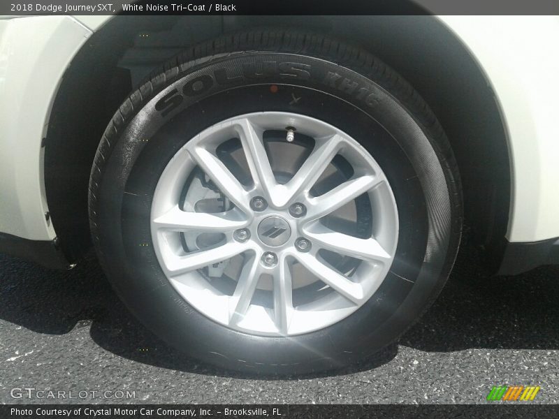 White Noise Tri-Coat / Black 2018 Dodge Journey SXT