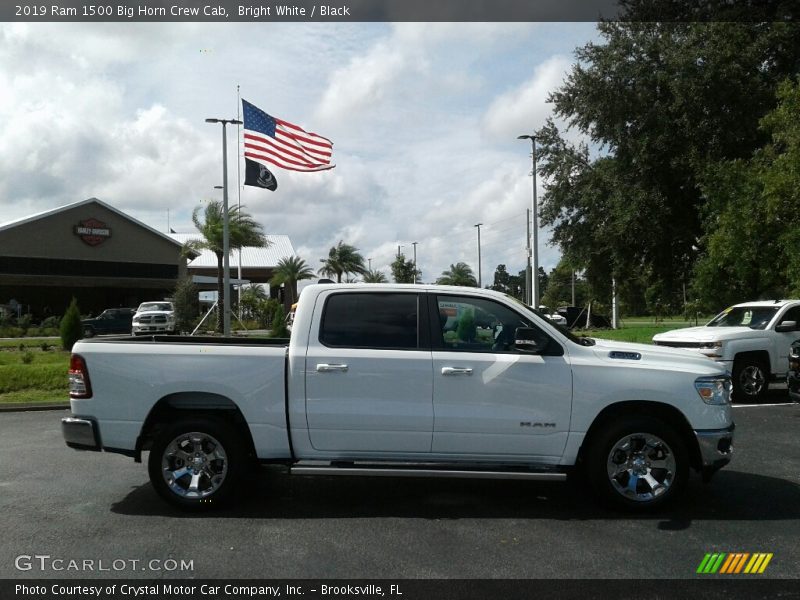 Bright White / Black 2019 Ram 1500 Big Horn Crew Cab