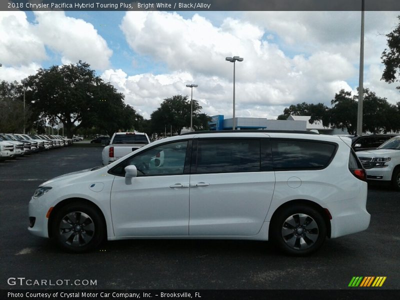 Bright White / Black/Alloy 2018 Chrysler Pacifica Hybrid Touring Plus