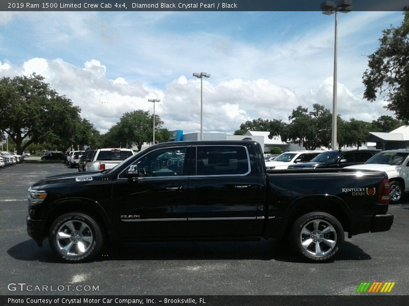 Diamond Black Crystal Pearl / Black 2019 Ram 1500 Limited Crew Cab 4x4