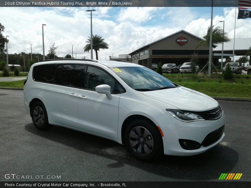 Bright White / Black/Alloy 2018 Chrysler Pacifica Hybrid Touring Plus