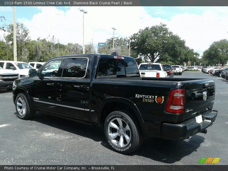 Diamond Black Crystal Pearl / Black 2019 Ram 1500 Limited Crew Cab 4x4