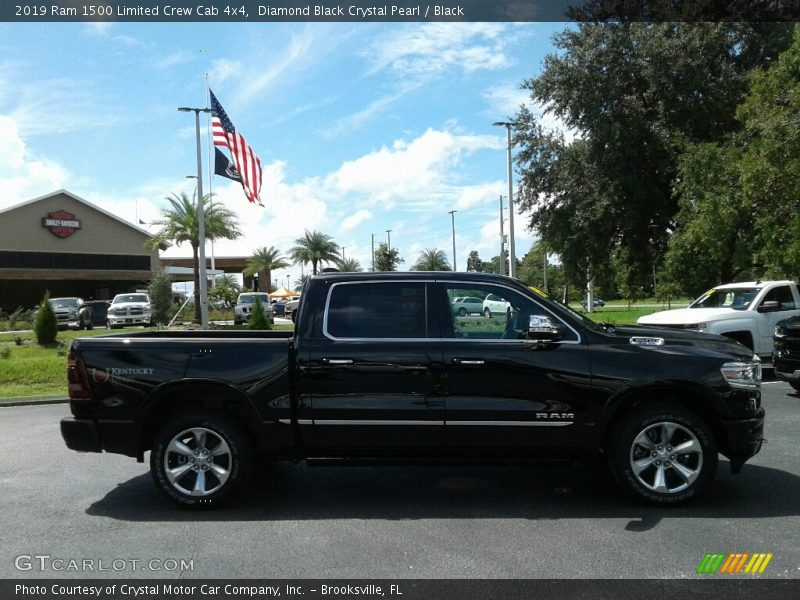 Diamond Black Crystal Pearl / Black 2019 Ram 1500 Limited Crew Cab 4x4