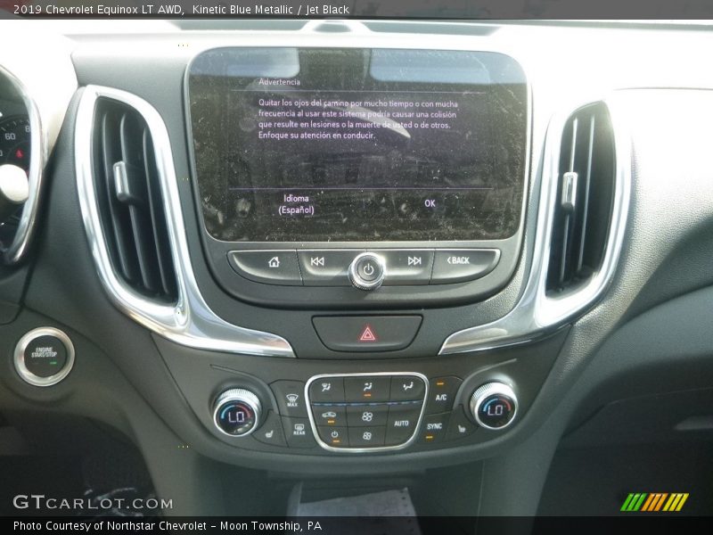 Kinetic Blue Metallic / Jet Black 2019 Chevrolet Equinox LT AWD