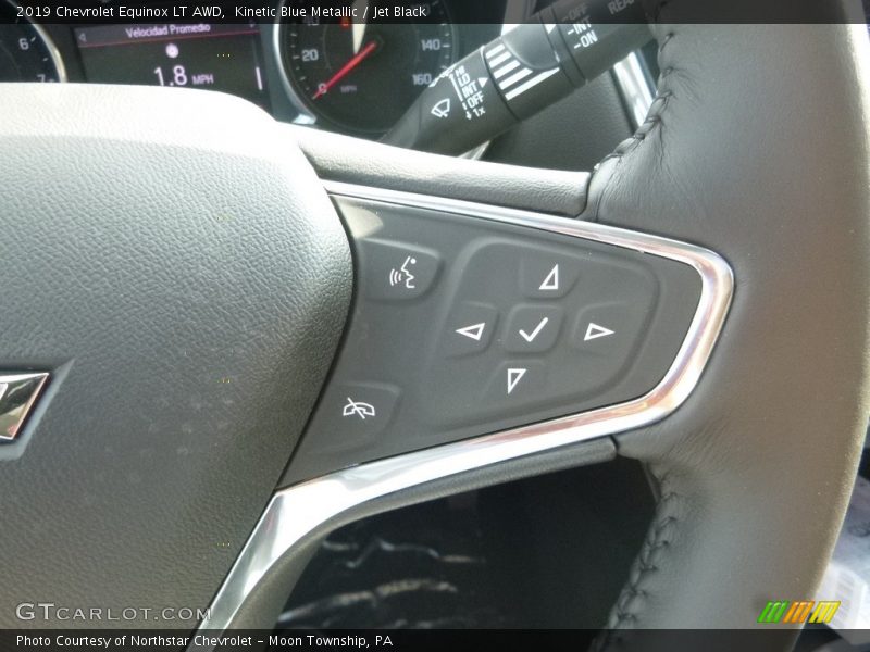 Kinetic Blue Metallic / Jet Black 2019 Chevrolet Equinox LT AWD