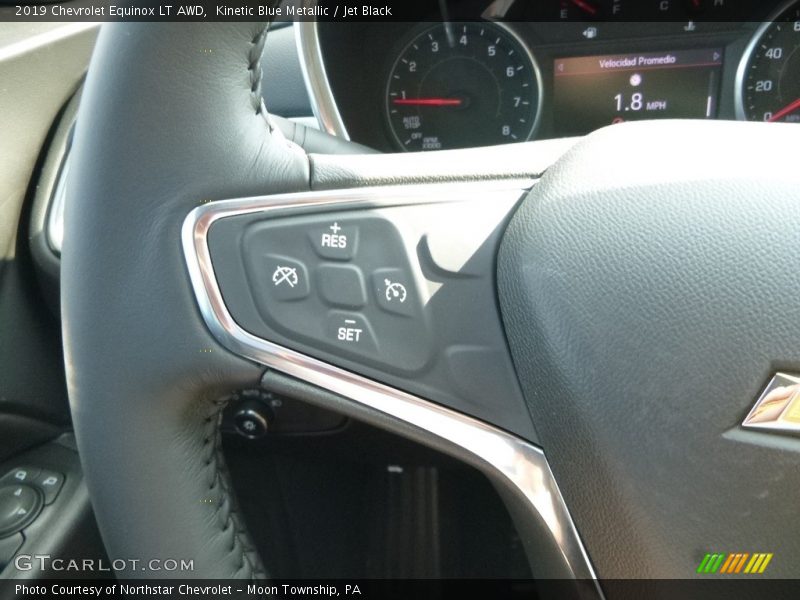 Kinetic Blue Metallic / Jet Black 2019 Chevrolet Equinox LT AWD