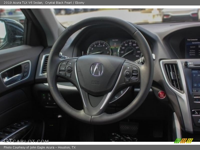 Crystal Black Pearl / Ebony 2019 Acura TLX V6 Sedan
