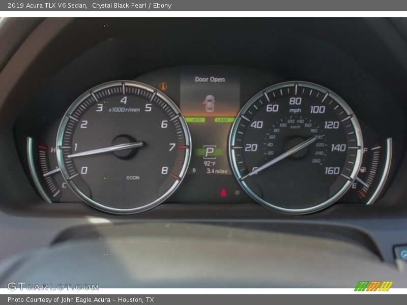 Crystal Black Pearl / Ebony 2019 Acura TLX V6 Sedan