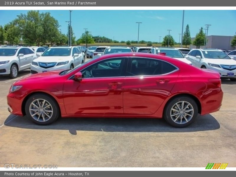 San Marino Red / Parchment 2019 Acura TLX Sedan