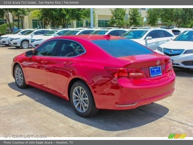 San Marino Red / Parchment 2019 Acura TLX Sedan