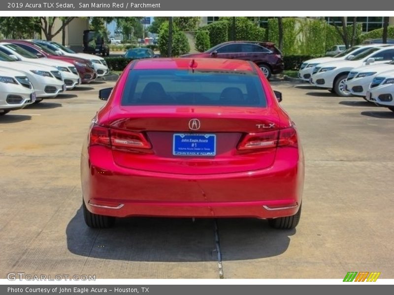 San Marino Red / Parchment 2019 Acura TLX Sedan