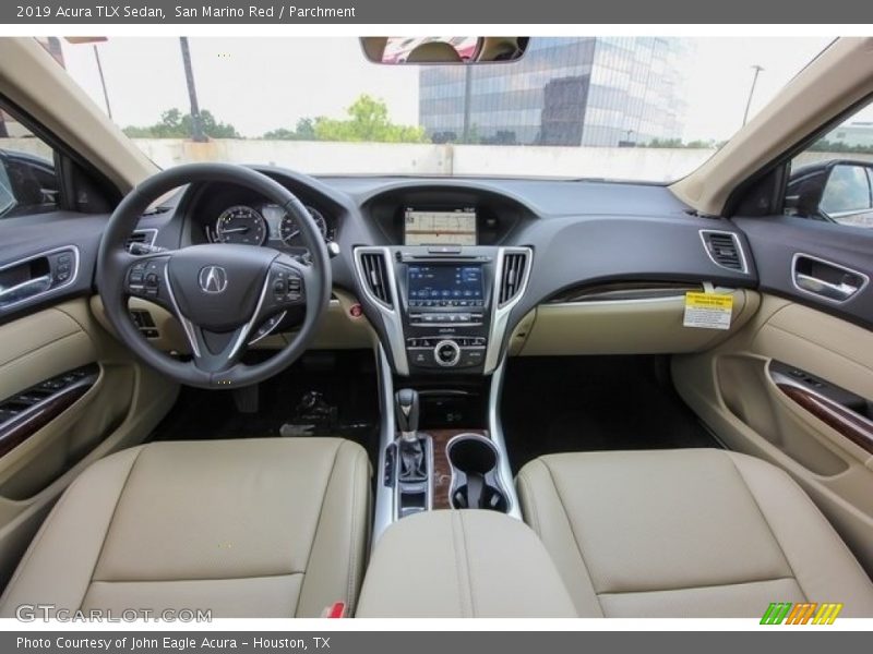 San Marino Red / Parchment 2019 Acura TLX Sedan