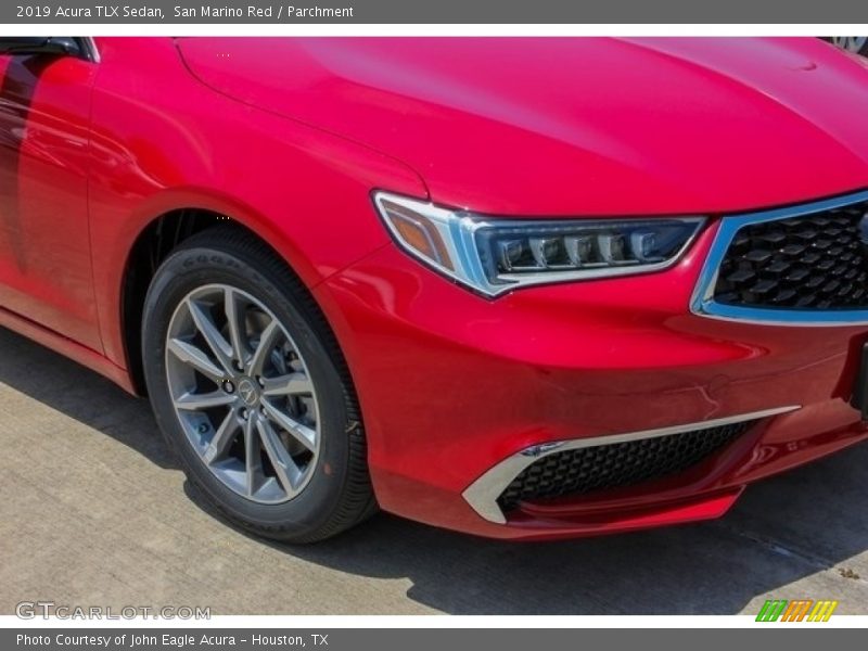 San Marino Red / Parchment 2019 Acura TLX Sedan