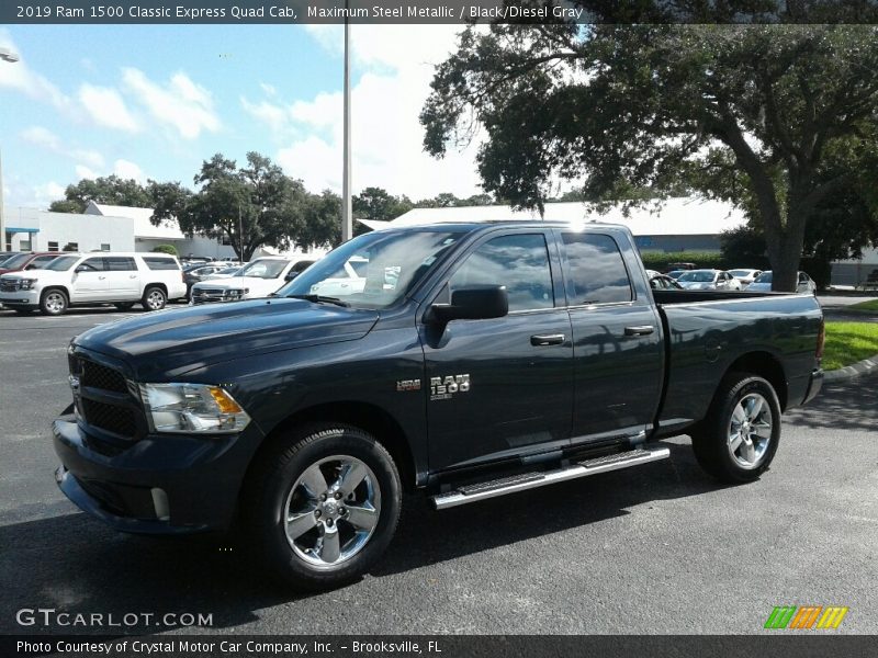 Maximum Steel Metallic / Black/Diesel Gray 2019 Ram 1500 Classic Express Quad Cab