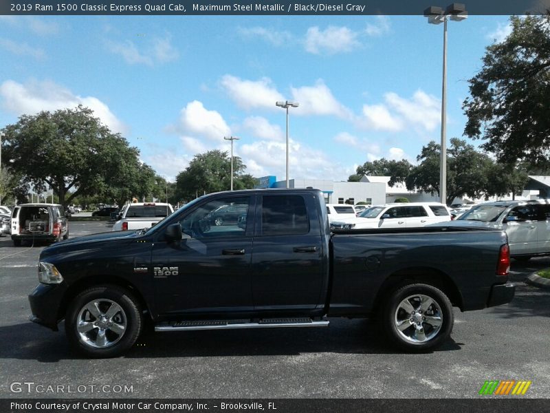 Maximum Steel Metallic / Black/Diesel Gray 2019 Ram 1500 Classic Express Quad Cab