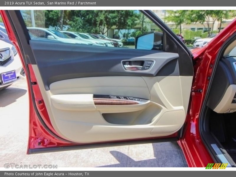 San Marino Red / Parchment 2019 Acura TLX Sedan