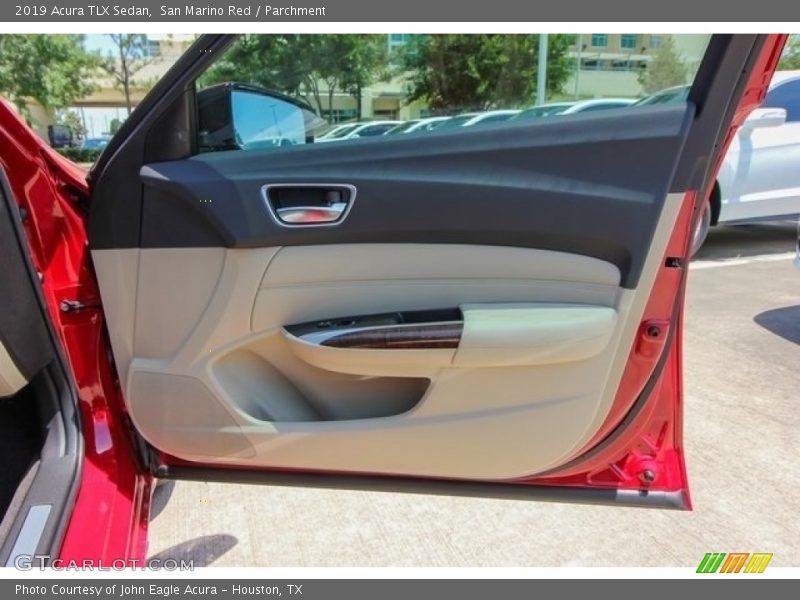 San Marino Red / Parchment 2019 Acura TLX Sedan