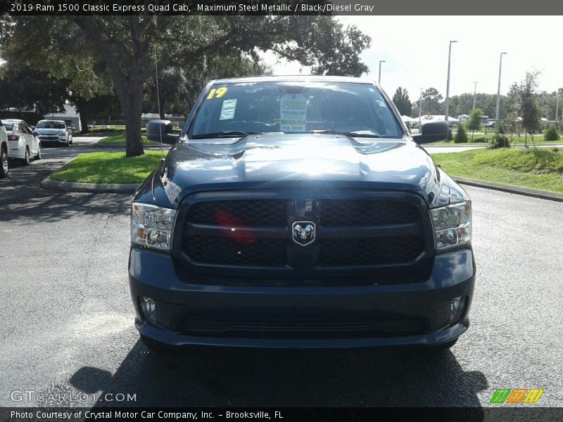 Maximum Steel Metallic / Black/Diesel Gray 2019 Ram 1500 Classic Express Quad Cab