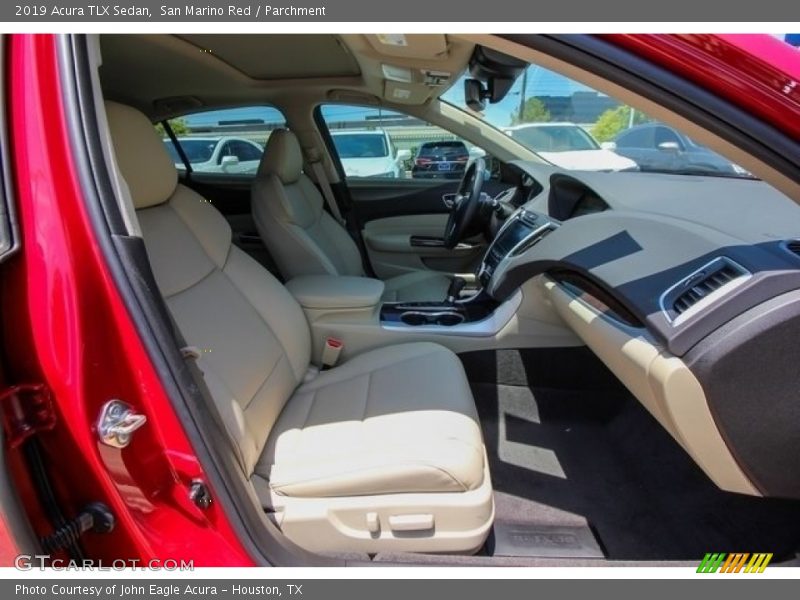 San Marino Red / Parchment 2019 Acura TLX Sedan