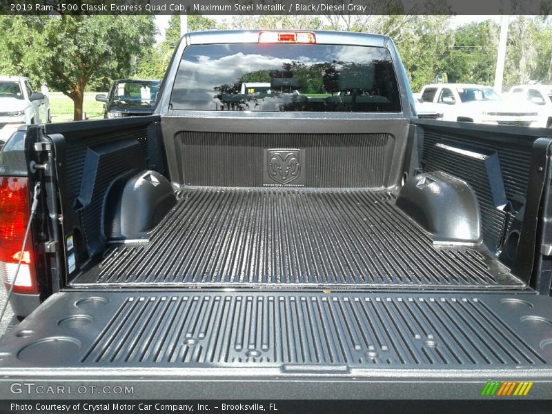 Maximum Steel Metallic / Black/Diesel Gray 2019 Ram 1500 Classic Express Quad Cab