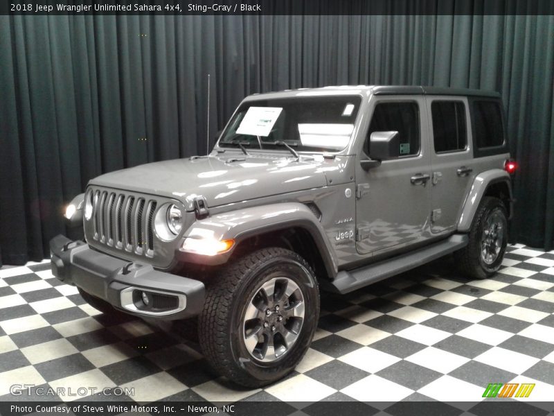 Sting-Gray / Black 2018 Jeep Wrangler Unlimited Sahara 4x4