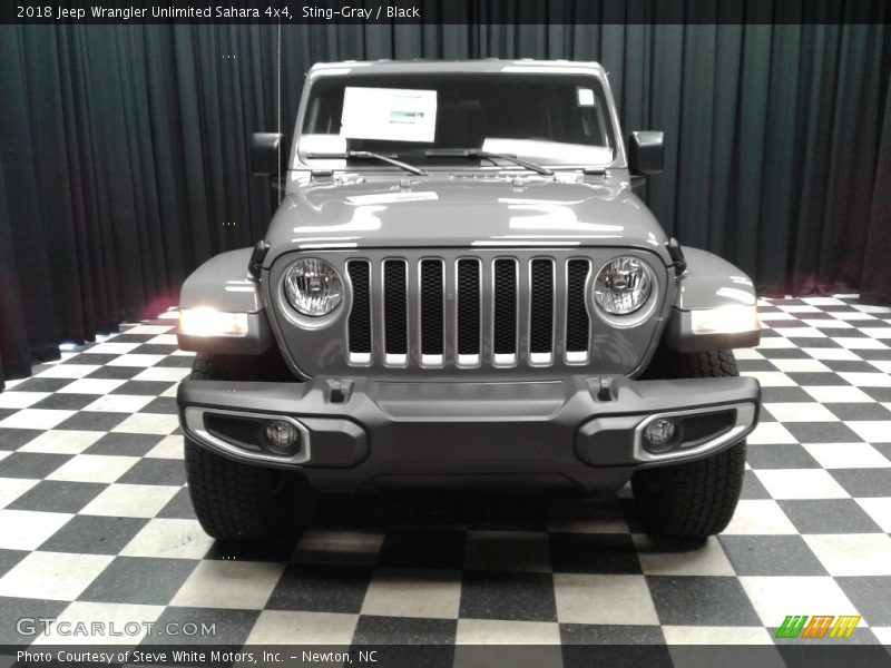 Sting-Gray / Black 2018 Jeep Wrangler Unlimited Sahara 4x4