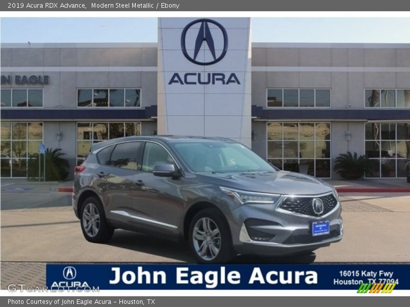 Modern Steel Metallic / Ebony 2019 Acura RDX Advance