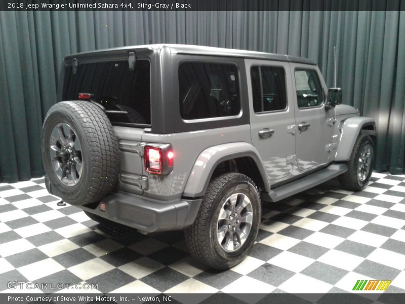 Sting-Gray / Black 2018 Jeep Wrangler Unlimited Sahara 4x4