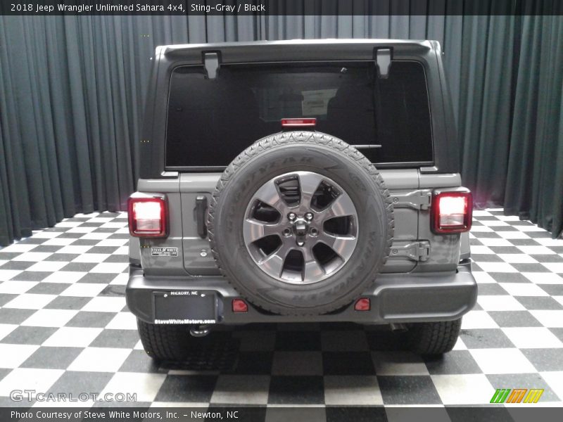 Sting-Gray / Black 2018 Jeep Wrangler Unlimited Sahara 4x4