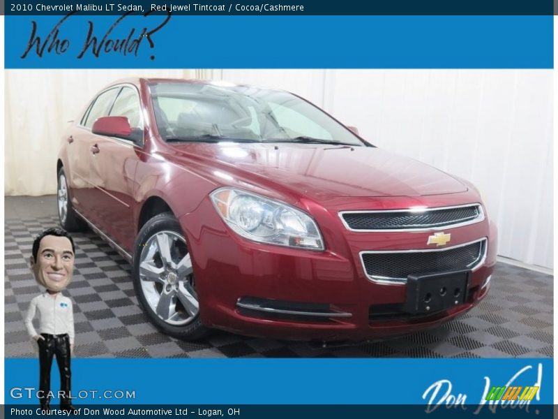 Red Jewel Tintcoat / Cocoa/Cashmere 2010 Chevrolet Malibu LT Sedan