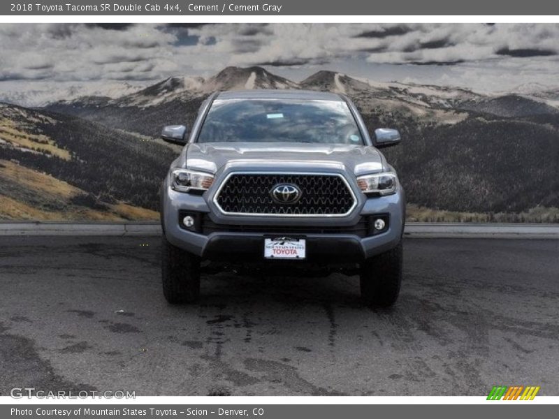 Cement / Cement Gray 2018 Toyota Tacoma SR Double Cab 4x4