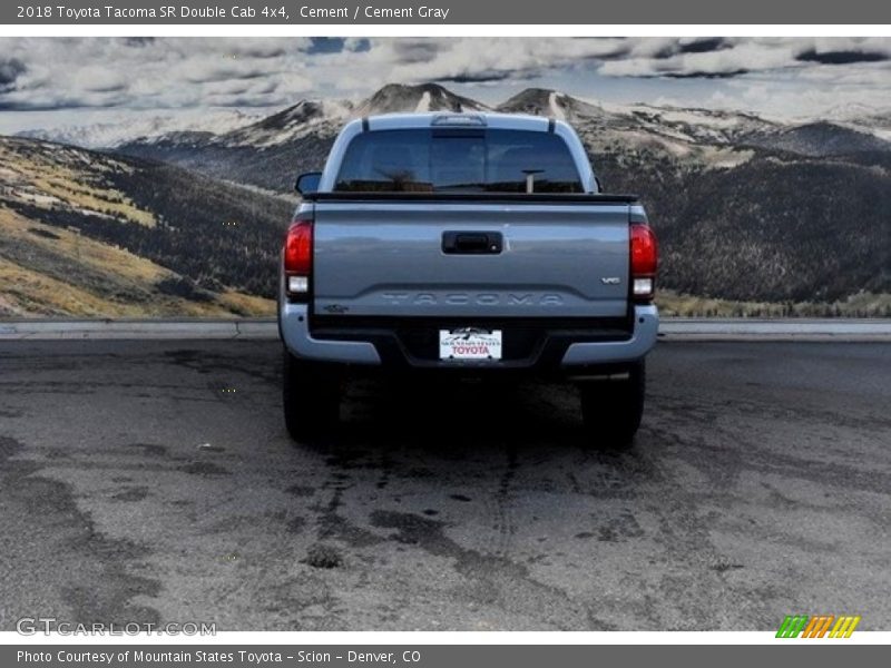 Cement / Cement Gray 2018 Toyota Tacoma SR Double Cab 4x4