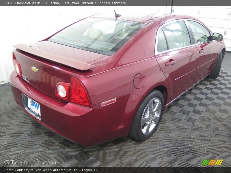 Red Jewel Tintcoat / Cocoa/Cashmere 2010 Chevrolet Malibu LT Sedan