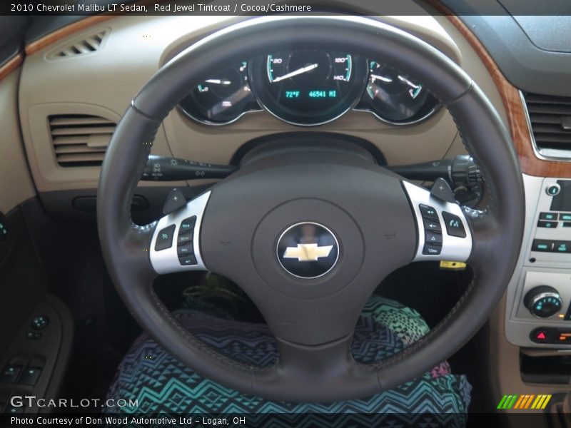Red Jewel Tintcoat / Cocoa/Cashmere 2010 Chevrolet Malibu LT Sedan