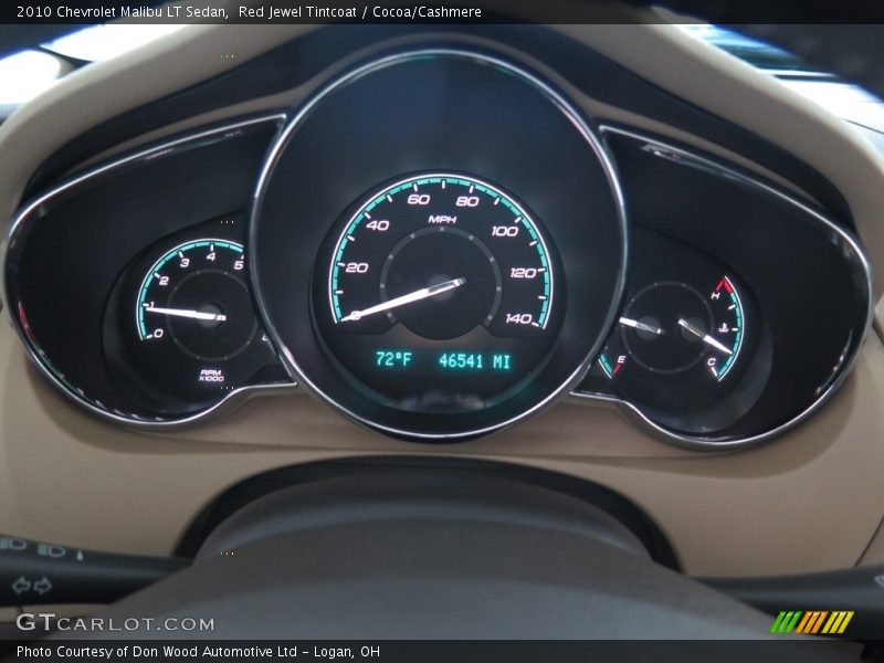 Red Jewel Tintcoat / Cocoa/Cashmere 2010 Chevrolet Malibu LT Sedan