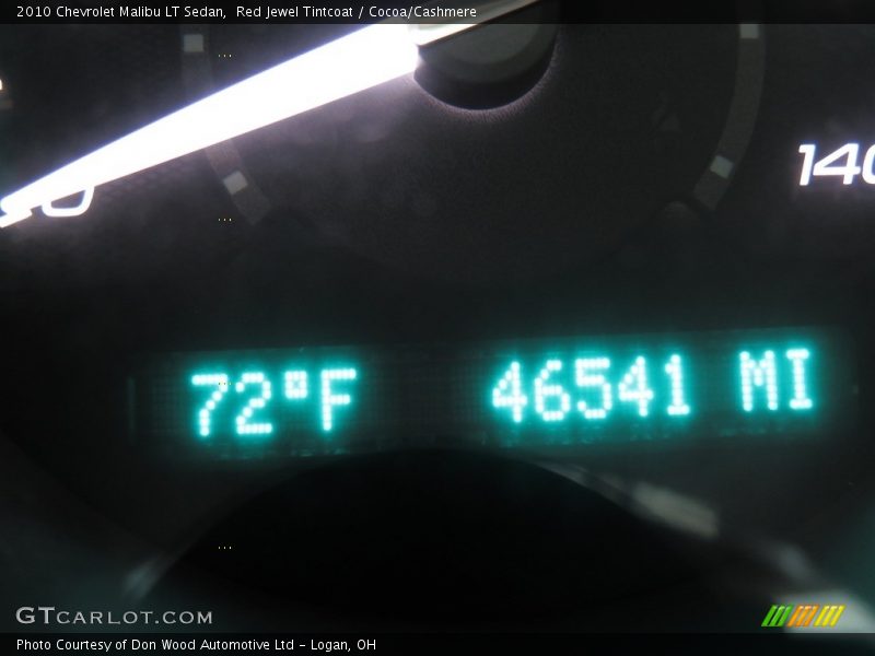 Red Jewel Tintcoat / Cocoa/Cashmere 2010 Chevrolet Malibu LT Sedan