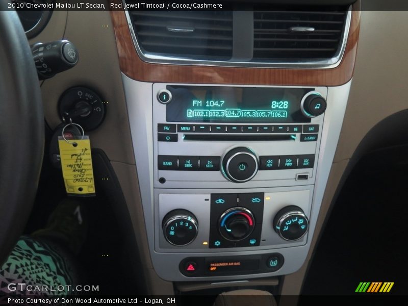 Red Jewel Tintcoat / Cocoa/Cashmere 2010 Chevrolet Malibu LT Sedan
