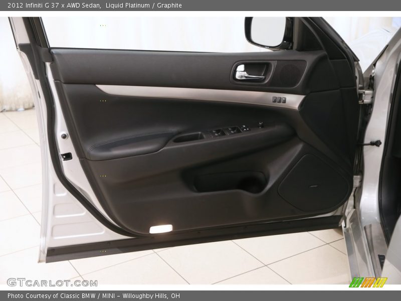 Liquid Platinum / Graphite 2012 Infiniti G 37 x AWD Sedan