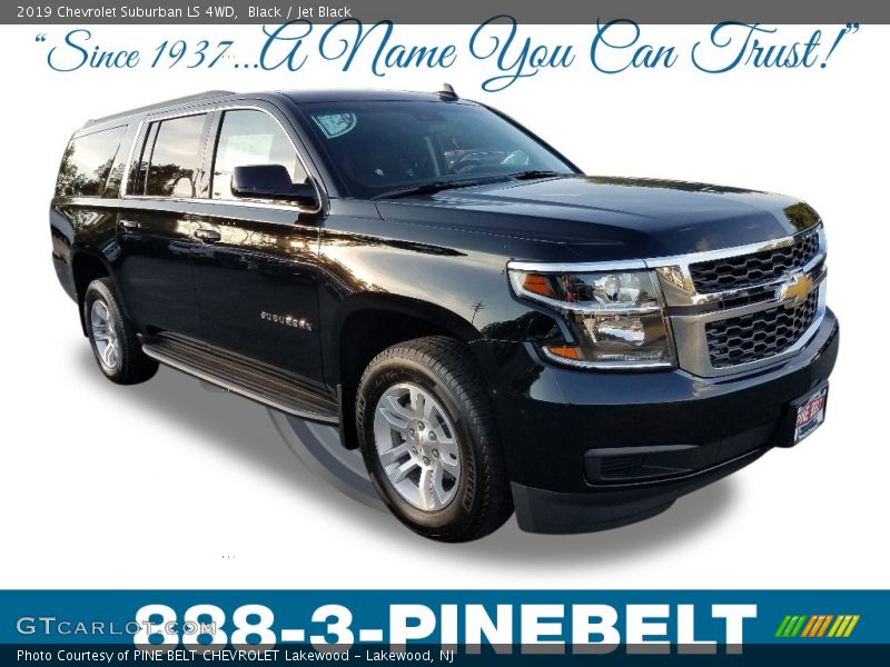 Black / Jet Black 2019 Chevrolet Suburban LS 4WD