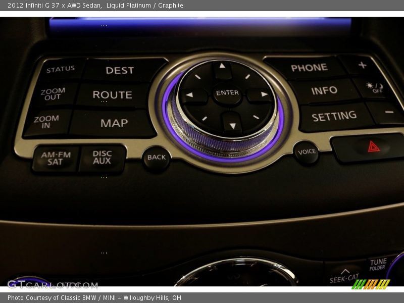 Liquid Platinum / Graphite 2012 Infiniti G 37 x AWD Sedan