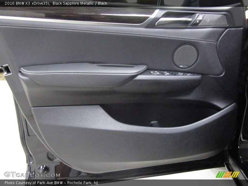 Black Sapphire Metallic / Black 2016 BMW X3 xDrive35i