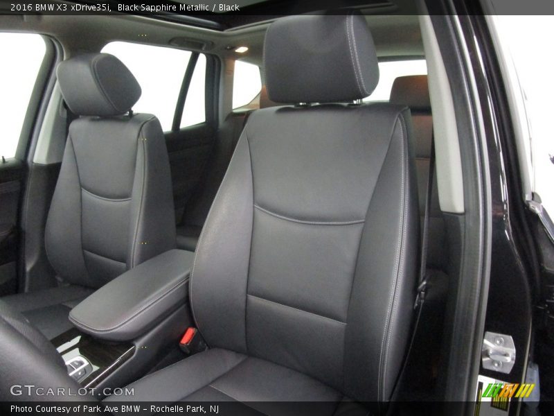 Black Sapphire Metallic / Black 2016 BMW X3 xDrive35i
