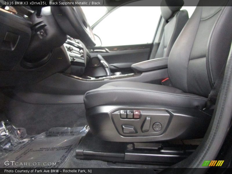 Black Sapphire Metallic / Black 2016 BMW X3 xDrive35i