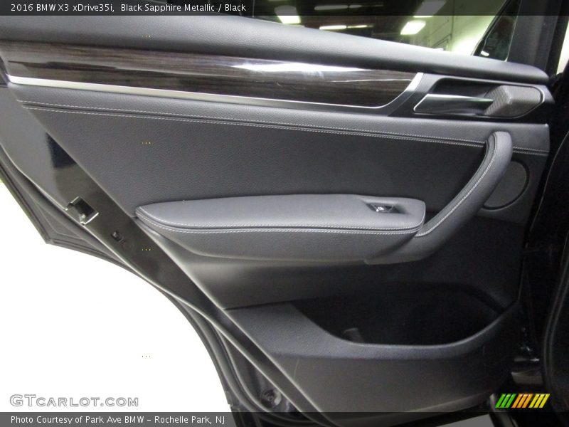 Black Sapphire Metallic / Black 2016 BMW X3 xDrive35i