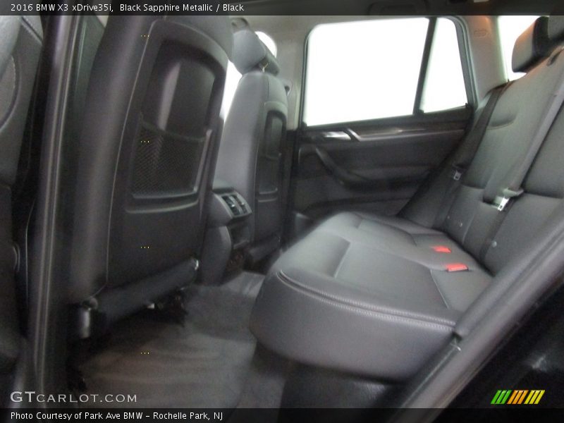 Black Sapphire Metallic / Black 2016 BMW X3 xDrive35i